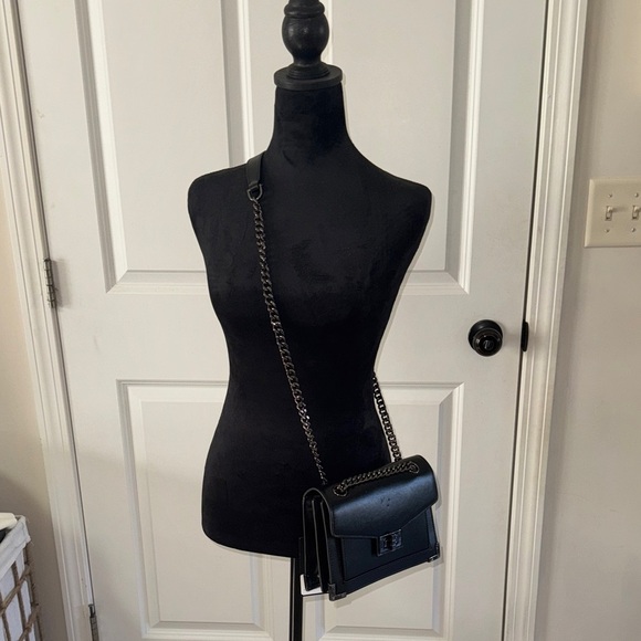 The Kooples black leather Elegant Chain Shoulder Bag✨NEW✨ - Picture 10 of 11